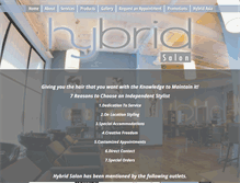 Tablet Screenshot of hybridsalon.com